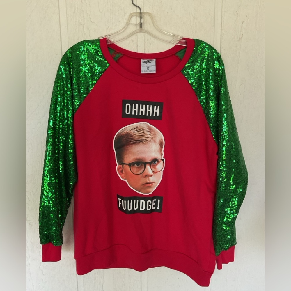A Christmas Story Ralphie Sweatshirt Juniors XL